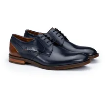 LLOYD DOMINO in Dunkelblau/ Hellbraun | Gr.: 44,5