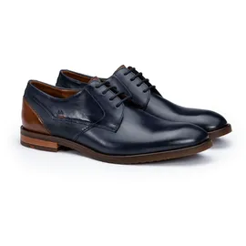 LLOYD DOMINO in Dunkelblau/ Hellbraun | Gr.: 44,5