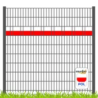 zaunzu Sichtschutzstreifen Fanartikel für Polen Doppelstabmatten Akzentstreifen