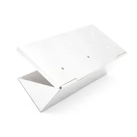 All'Grill Räucherbox 22 x 10 x 5,5 cm Edelstahl weiß