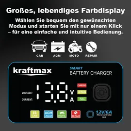kraftmax Ladegerät 12V Ladestrom (max.) 6A