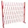 Mendler Scherengitter 36-300 x 153 cm Rot/Weiß