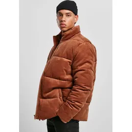URBAN CLASSICS Boxy Corduroy Puffer Jacke Orange L