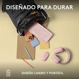 Logitech Pebble Keys 2 Funktastatur - Pink