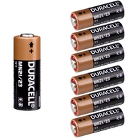 6x Batterie Duracell MN21, A23, LR23A, LRV08, GP23A - 12V 33mAh, 10,3 x 28,5 mm