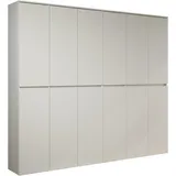 Home Affaire Novara Garderobenschrank 222x34x191 weiß