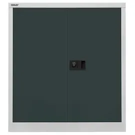 BISLEY Stahlschrank Universal E402A01G525 lichtgrau, anthrazitgrau 91,4 x 40,0 x 100,0 cm, aufgebaut