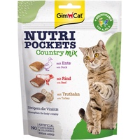 GimCat Nutri Pockets Country-Mix mit Ente, Rind & Truthahn 150 g