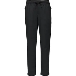 s.Oliver Relaxed Jogpant Karo-Optik Schwarz 44