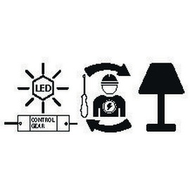 Eglo LED-Außenwandleuchte Fandina, schwarz