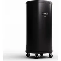 Klarstein Beersafe L Kühlschrank mit LED Display, Edelstahl-Kühlschrank für Zimmer, Indoor/Outdoor Getränkekühlschrank, Weinkühlschrank für Getränke, 70l Kühlschrank mit 360° Sicht, 0-16°c