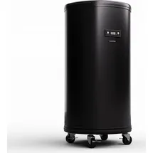 Klarstein Beersafe L Kühlschrank mit LED Display, Edelstahl-Kühlschrank für Zimmer, Indoor/Outdoor Getränkekühlschrank, Weinkühlschrank für Getränke, 70l Kühlschrank mit 360° Sicht, 0-16°c