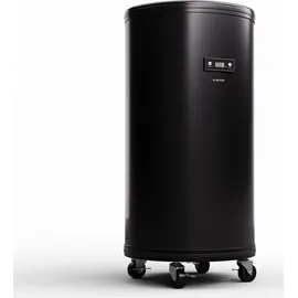 Klarstein Beersafe L Kühlschrank mit LED Display, Edelstahl-Kühlschrank für Zimmer, Indoor/Outdoor Getränkekühlschrank, Weinkühlschrank für Getränke, 70l Kühlschrank mit 360° Sicht, 0-16°c