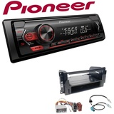 Pioneer 1-DIN Autoradio USB AUX Android Set für Chrysler PT Cruiser Facelift