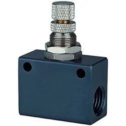 Drosselrückschlagventil »ASC«, in Blockform, Aluminium, G 1/2"