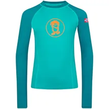 TROLLKIDS Kvalvika Badeshirt Hellblau 164