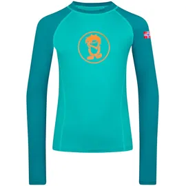 TROLLKIDS Kvalvika Badeshirt Hellblau 164