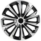 Walser - Radzierblenden 4er Satz New Racer15 Zoll, Schwarz/silber