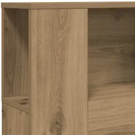 vidaXL Kopfteil mit Ablagen Artisan-Eiche 100x18,5x102,5cm Holzwerkstoff