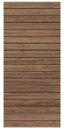 Selbstbauzaun Gardo XL DIY Kiefer KDI Braun 90x194 cm