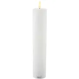 Sirius Sille LED Echtwachskerze 25 cm weiß