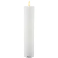 Sirius Sille LED Echtwachskerze 25 cm weiß
