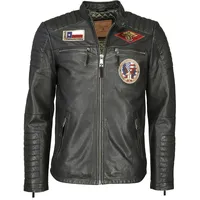 Top Gun Beef, Lederjacke - Schwarz - M