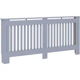 vidaXL Heizkörperverkleidung Anthrazit 172x19x81,5 cm MDF - Grau