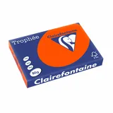 Clairefontaine Trophée Universalpapier matt ziegelrot, A3, 80g/m2, 500 Blatt (1883C)