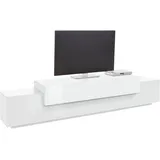 INOSIGN Lowboard »Coro,Lowboard,TV-Kommode,TV-Möbel,TV-Bank«, mit 3 Klappen, (B/T/H) 240x45x51,6 cm weiß