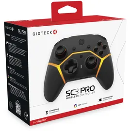 Gioteck SC3 Pro Controller Controller Schwarz Nintendo Switch
