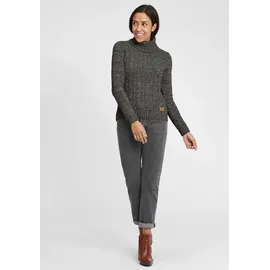 Oxmo Rollkragenpullover Schwarz L