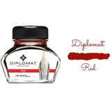 Diplomat Tintenglas Octopus 30 ml rot