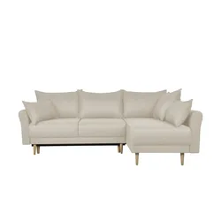 smart Ecksofa  Elise , beige , Maße (cm): B: 227 H: 88 T: 170