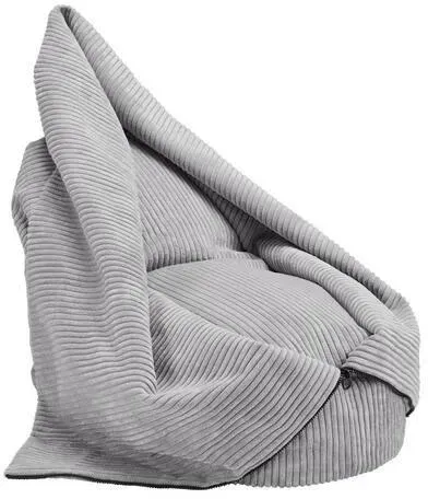 Sitzsack Capri Hellgrau Cord