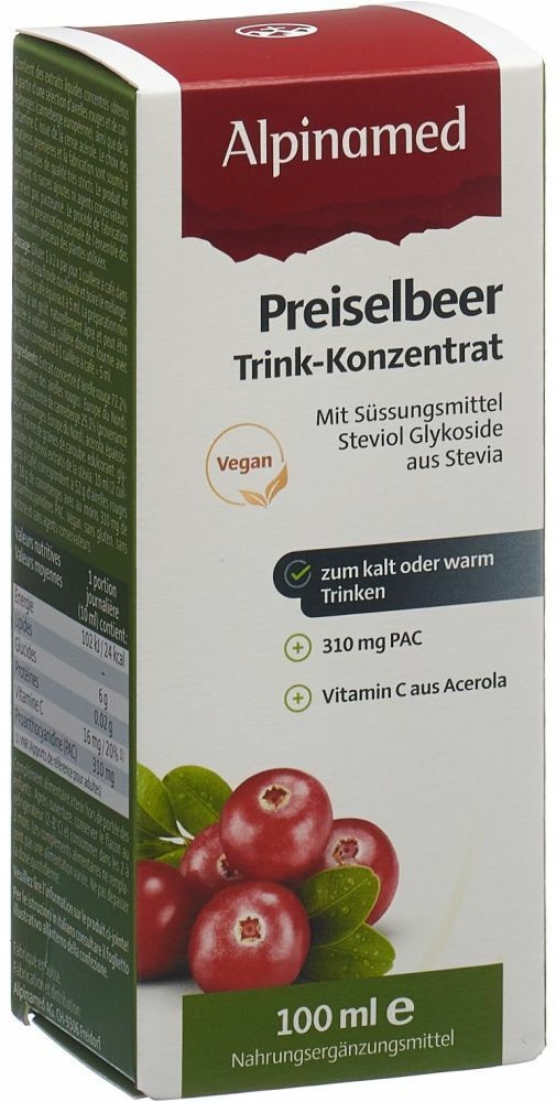 Alpinamed Preiselbeer Trink-Konzentrat