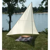 Floracord Camping Dreieckssonnensegel Sand 300 cm x 300 cm x 250 cm
