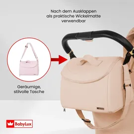 Babylux Kinderwagen 2in1 Rosa