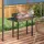 Outsunny Holzkohlegrill Metall, 32x90x118 cm