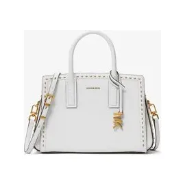 Michael Kors Laila Small Henkeltasche Leder White