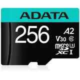 A-Data microSDXC Premier Pro 256GB Class 10 UHS-I V30 + SD-Adapter