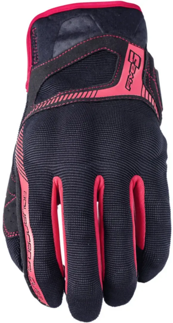 Five RS3 Motorrad Handschuhe, schwarz-rot, Größe L für Männer