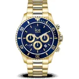 ICE-Watch - ICE steel Gold blue Chrono - Goldfarben/Blau