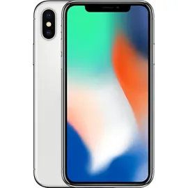 Apple iPhone X 64 GB Silber