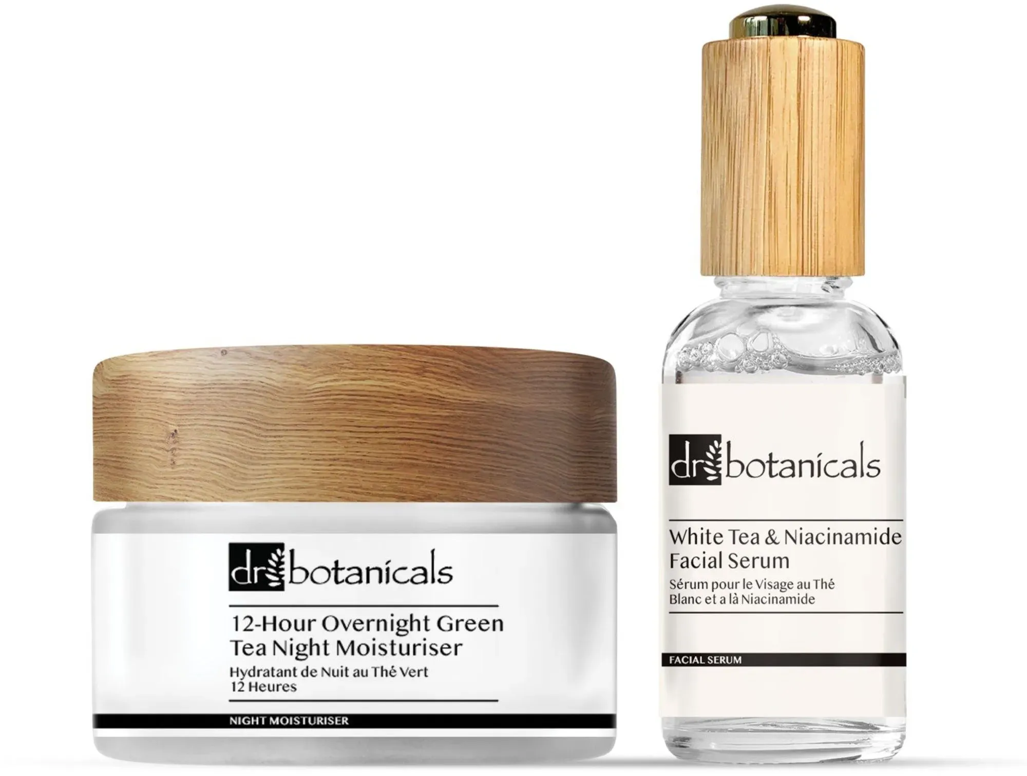 Dr Botanicals Anti-Aging Pflanzenbasiertes Feuchtigkeitscreme- und Gesichtsserum-Set 90 ml Unisex
