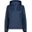 Woman Jacket Zip Hood B BLUE mel-provenza 40