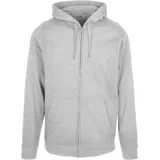 Build Your Brand Basic Reißverschlusspullover Heather Grey 3XL