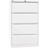 BISLEY Hängeregistraturschrank 4 Schübe 80 x 62,2 x 132,1 cm weiß