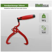 Baumarktplus Handpackzange Packzange Holzzange Sappie Holzgreifer Forstzange