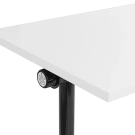 Beliani Zusammenklappbarer Schreibtisch CAVI 120 x 60 cm Weiß